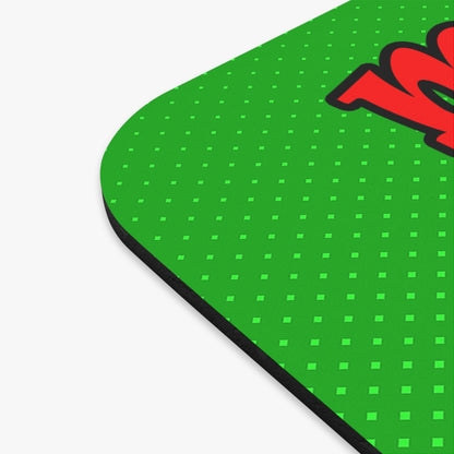my luck - Mouse Pad (Rectangle) (logo green)