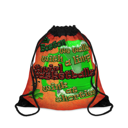 celtics logo - Drawstring Bag (burnt orange)