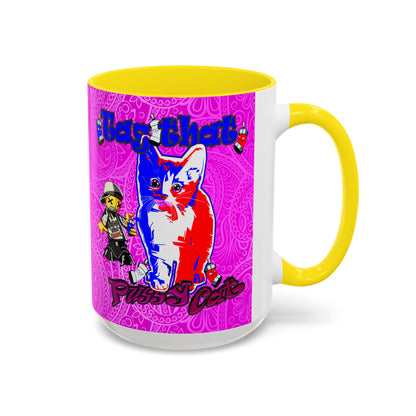 tag that - Accent Mug (pink swirl)