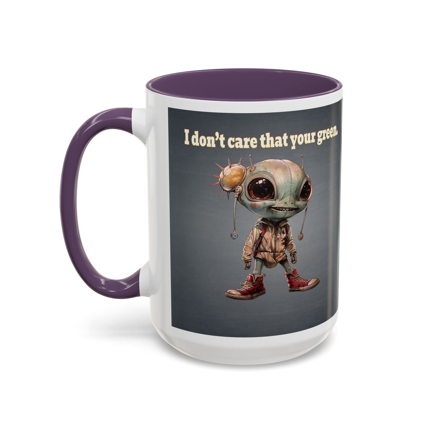 I don't care that your grey - Accent Mug (grey-light grey)