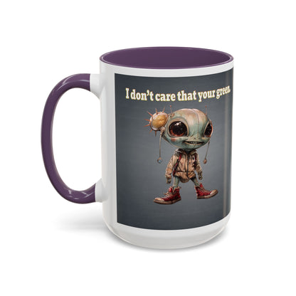 I don't care that your grey - Accent Mug (grey-light grey)