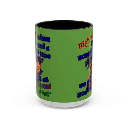 high noon - Accent Mug (green)