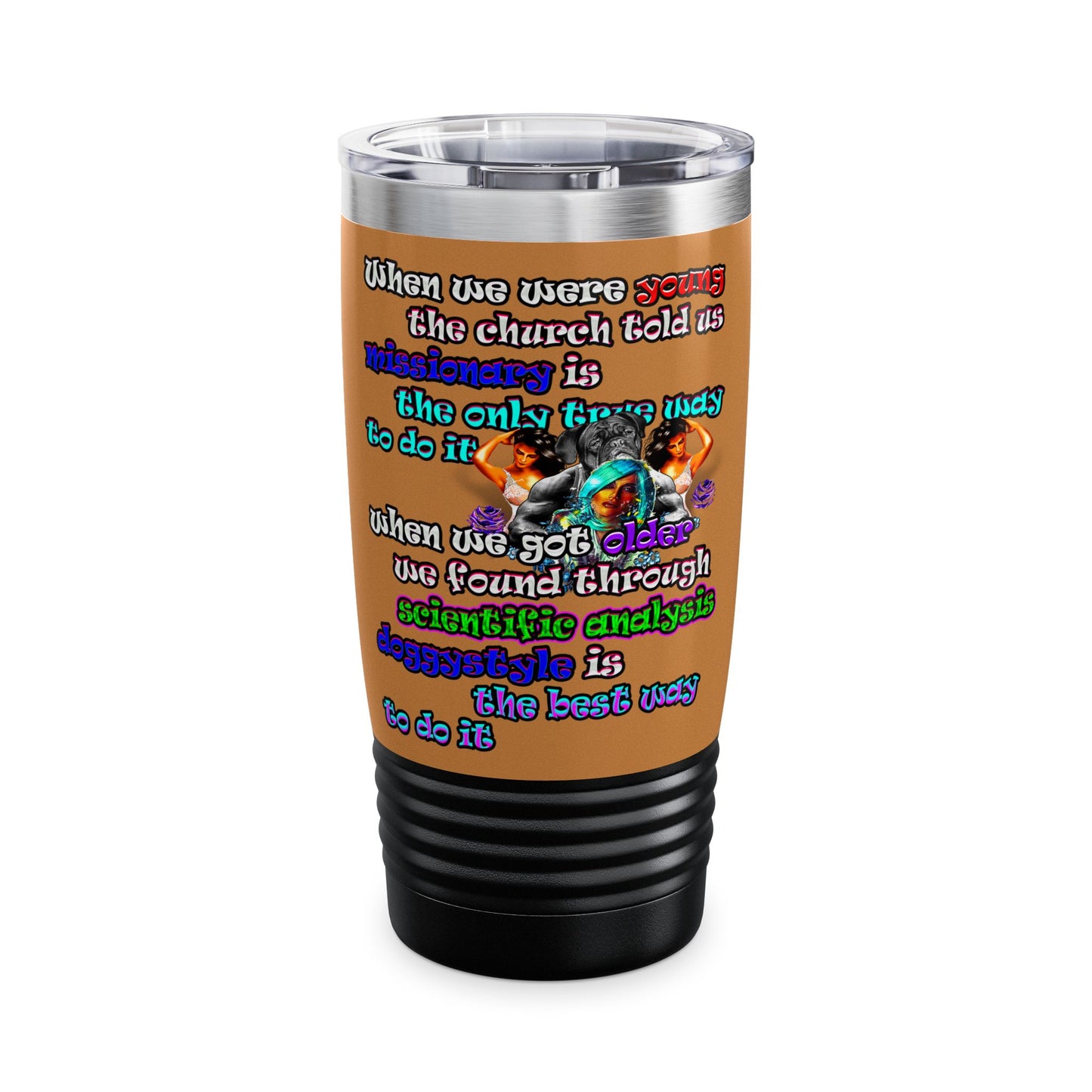 doggystyle - Ringneck Tumbler, 20oz (light brown)