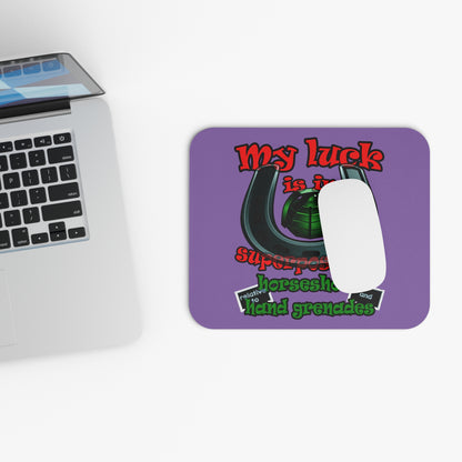 my luck - Mouse Pad (Rectangle) (light purple)