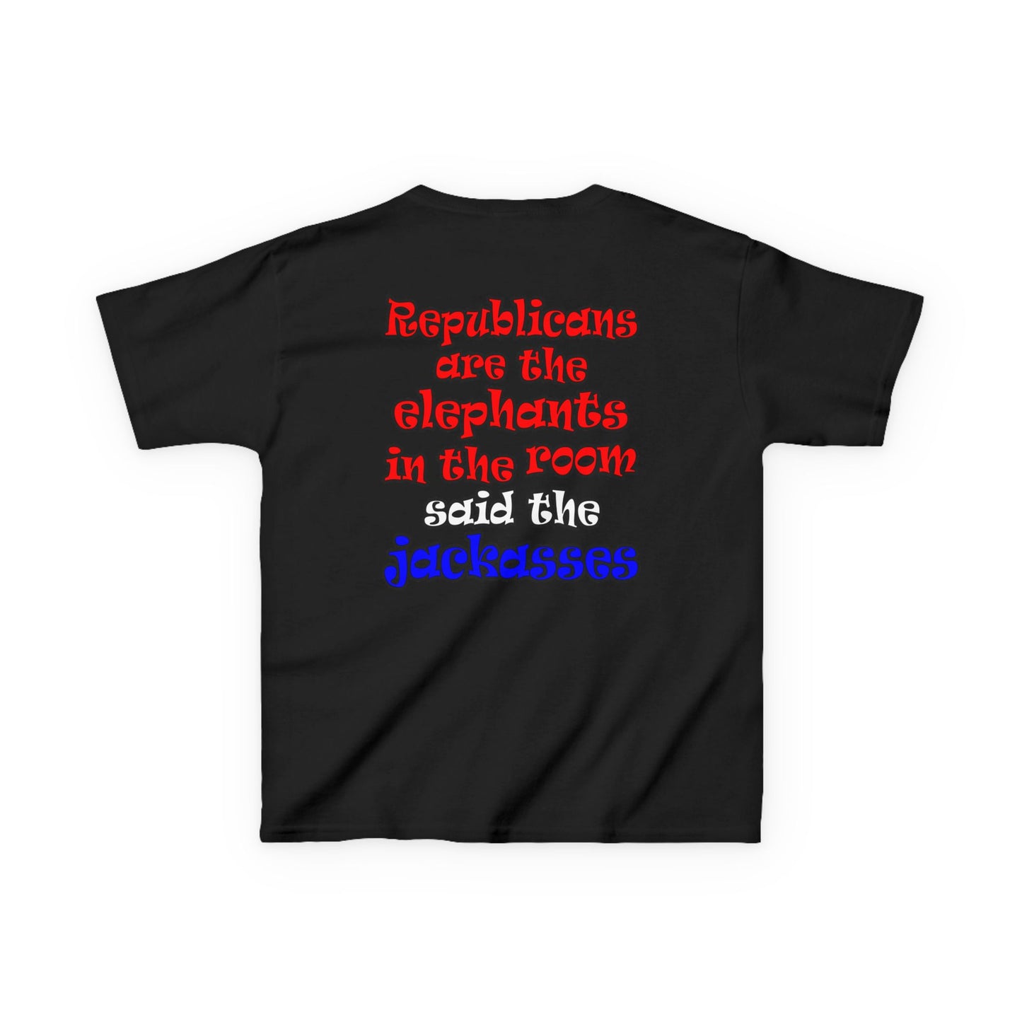 donkeys and elephants - Kids Heavy Cotton™ Tee