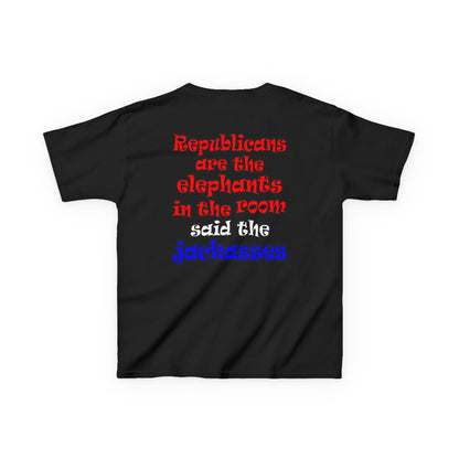 donkeys and elephants - Kids Heavy Cotton™ Tee