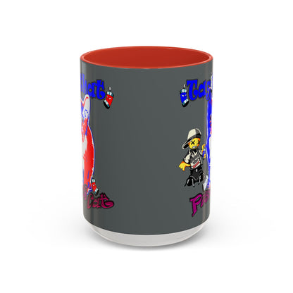tag that - Accent Mug (dark grey)