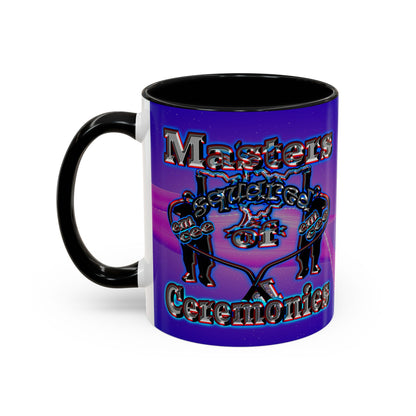 em cee squared - Accent Mug (purple-pink wave)