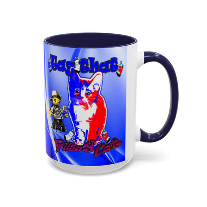 tag that - Accent Mug (blue-white wave)
