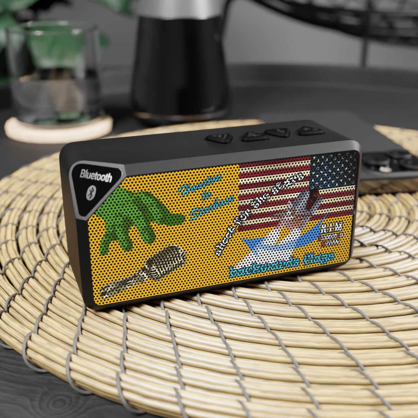 shoot for the stars - Jabba Bluetooth Speaker (yellow)