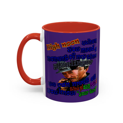 high noon - Accent Mug (purple)