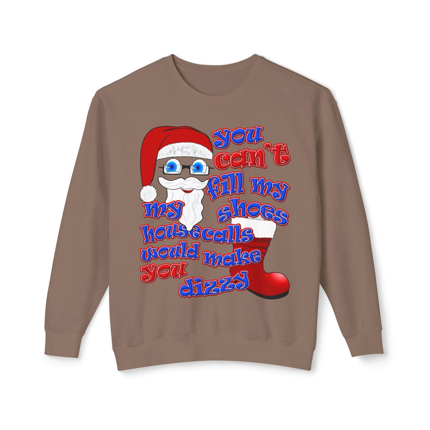 santa's shoes - Unisex Lightweight Crewneck Sweatshirt