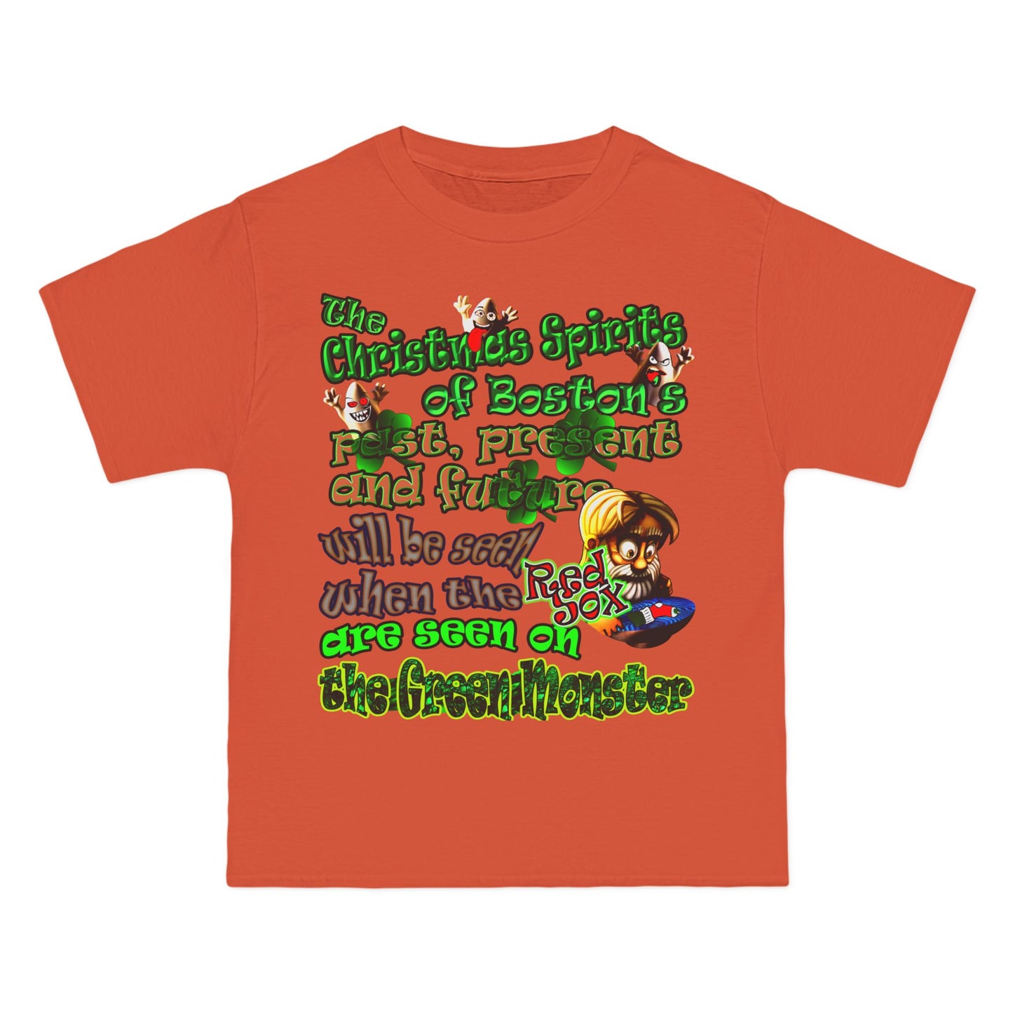 christmas spirits of boston - Beefy-T®  Short-Sleeve T-Shirt
