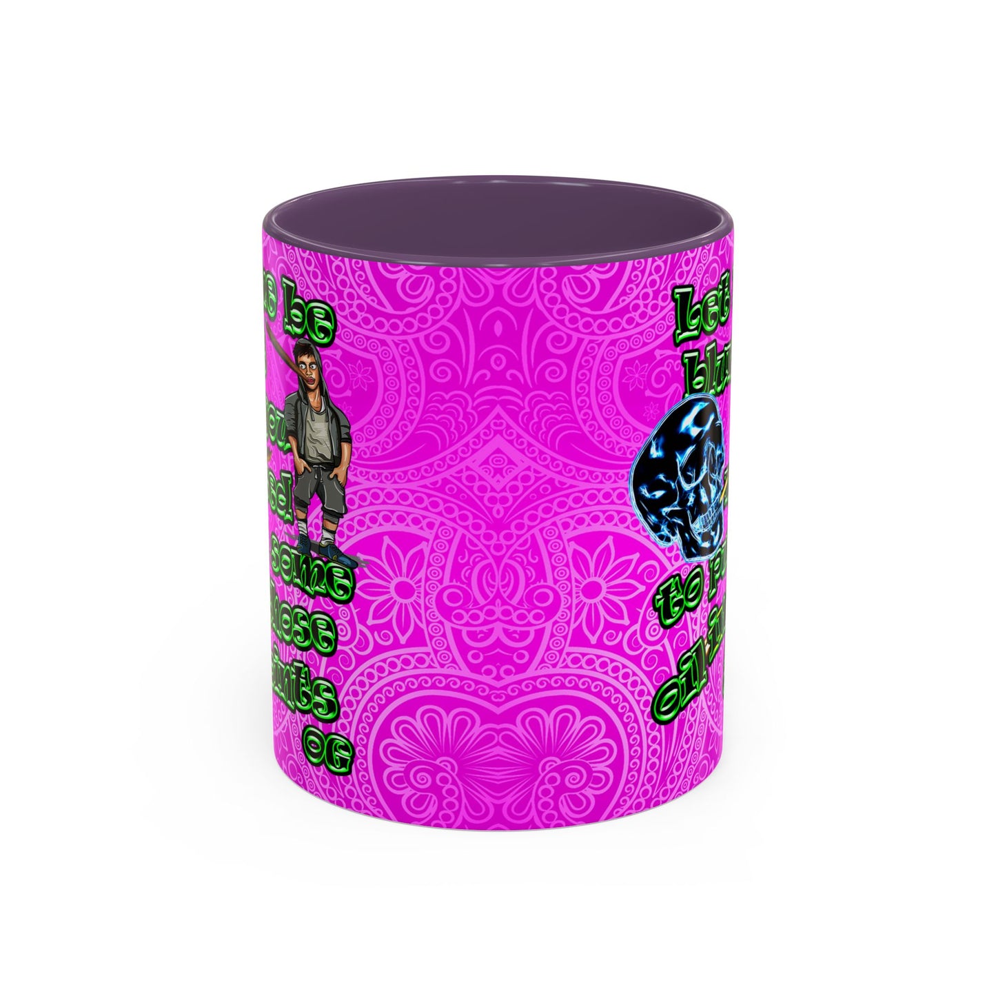 og - Accent Mug (pink swirl)