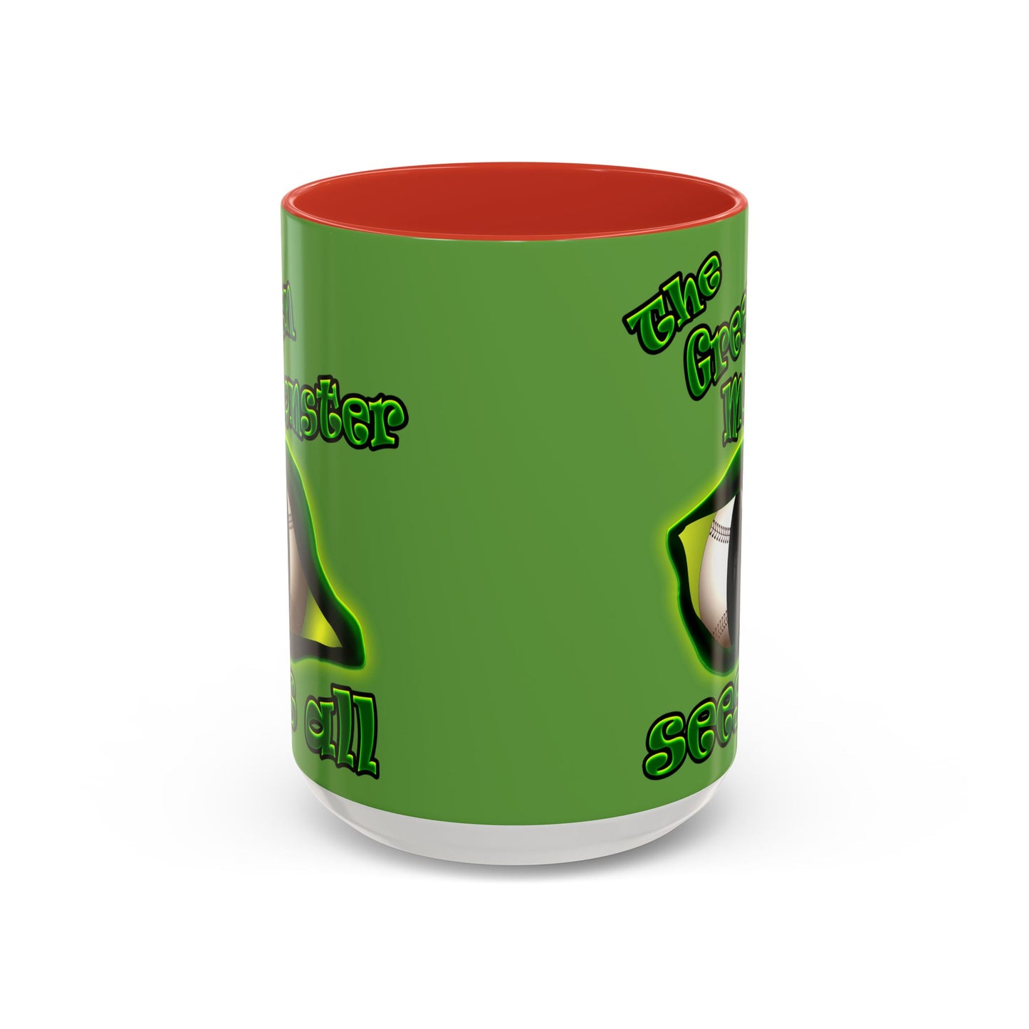green monster - Accent Mug (green)