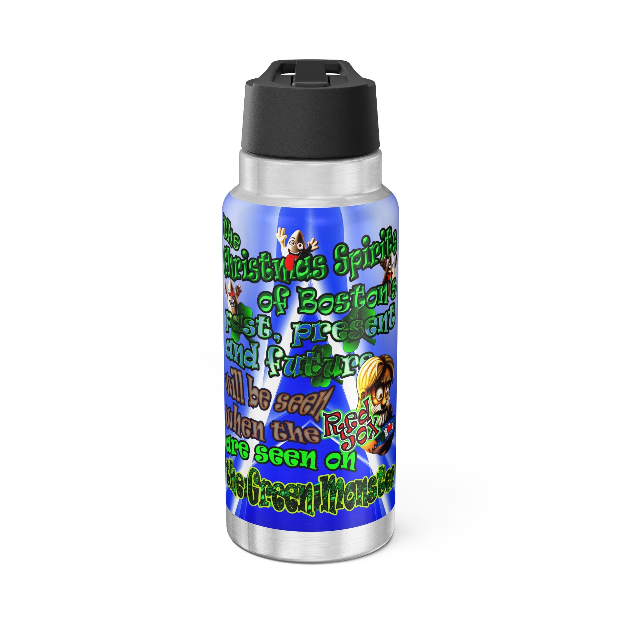 christmas spirits of boston - Gator Tumbler, 32oz  (blue-white wave)