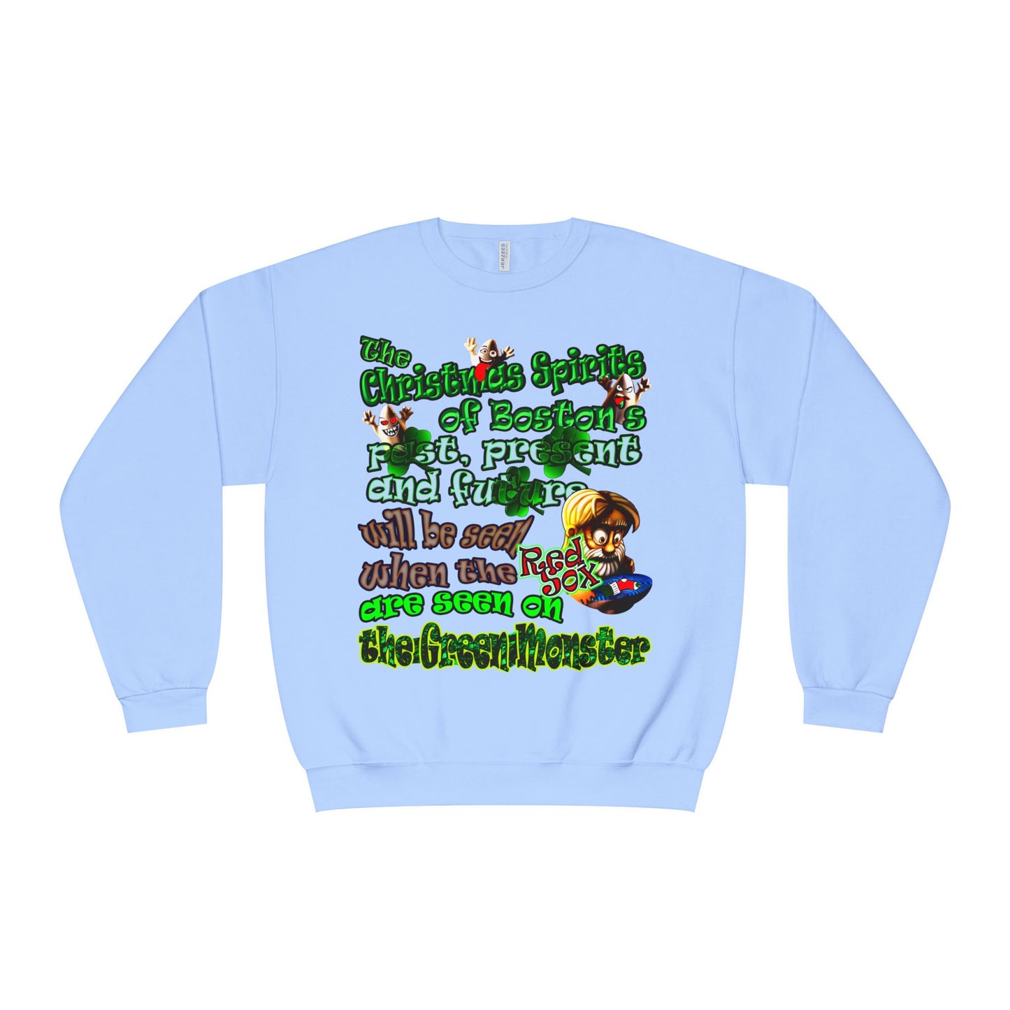 christmas spirits of boston - Unisex NuBlend® Crewneck Sweatshirt