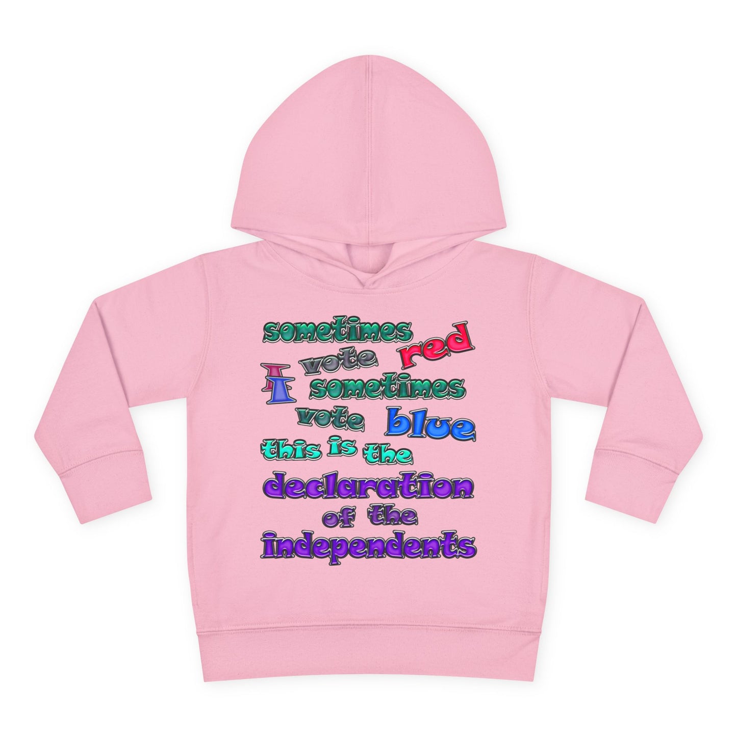 declaration of the independents - Toddler Pullover Fleece Hoodie