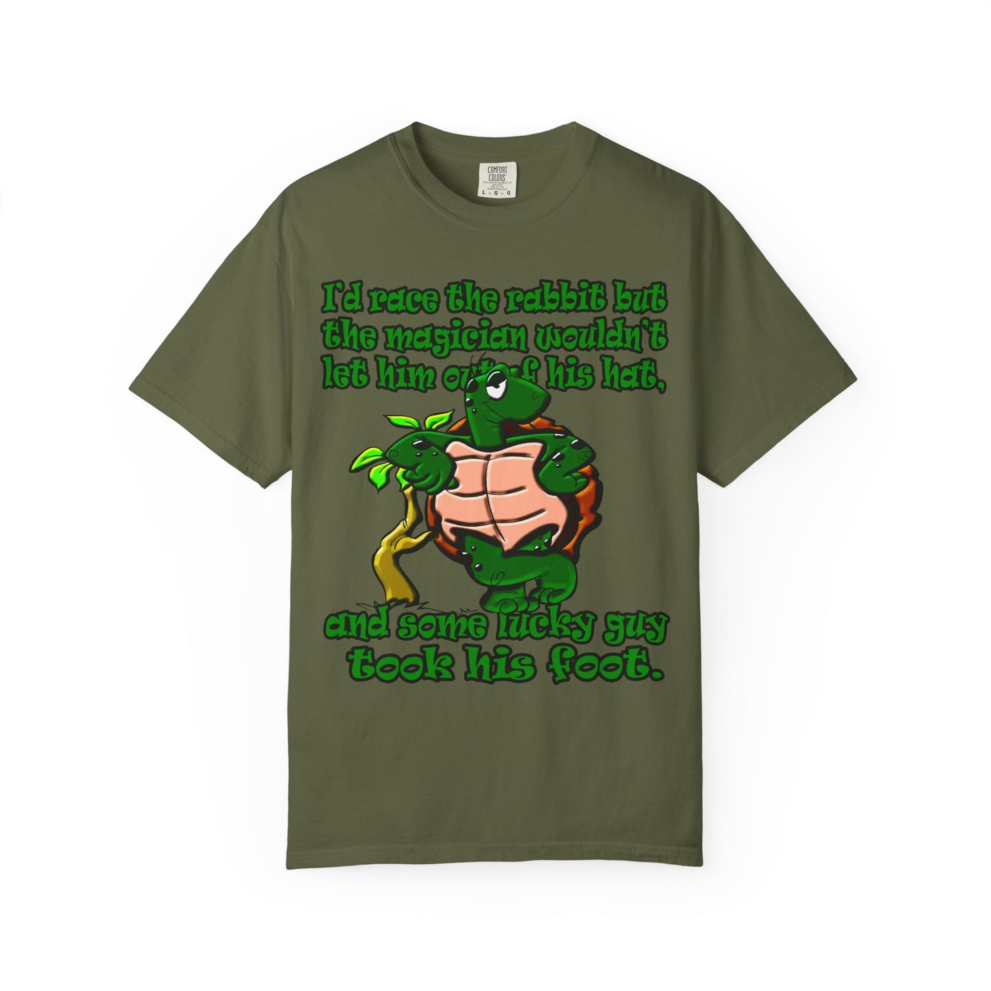 turtle race - Unisex Garment-Dyed T-shirt