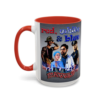 rw&b lives matter - Accent Mug (brushed nickel)