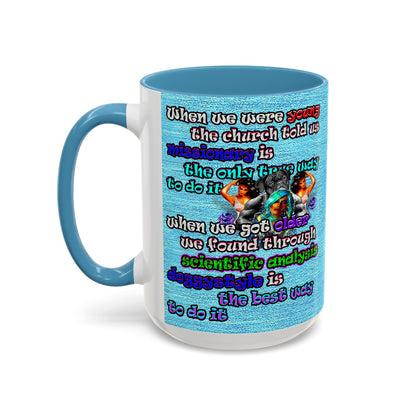 doggystyle - Accent Mug (faded blue)