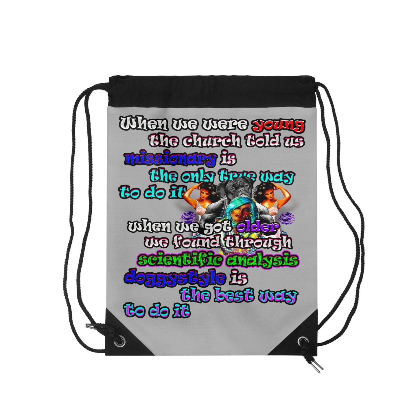 doggystyle - Drawstring Bag (light grey)