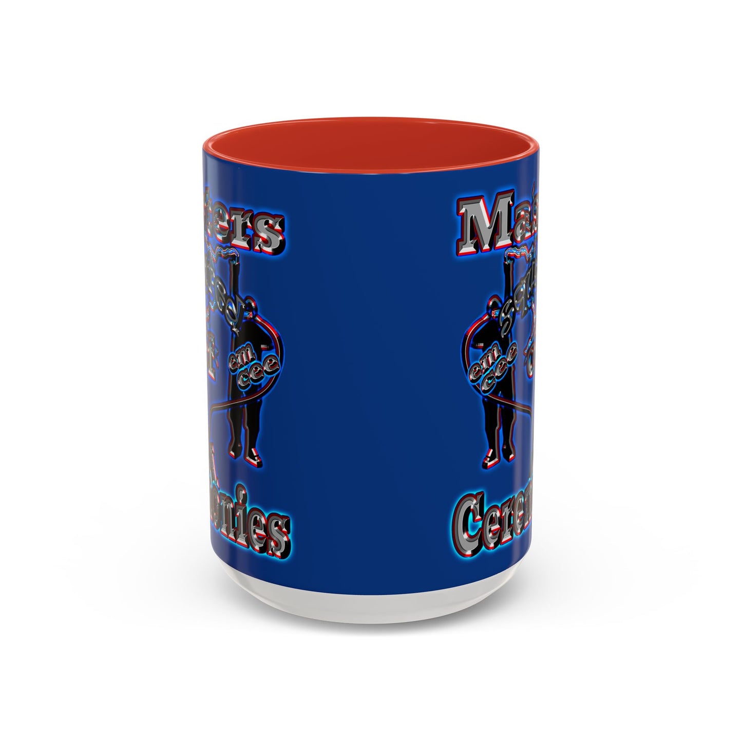 em cee squared - Accent Mug (dark blue)