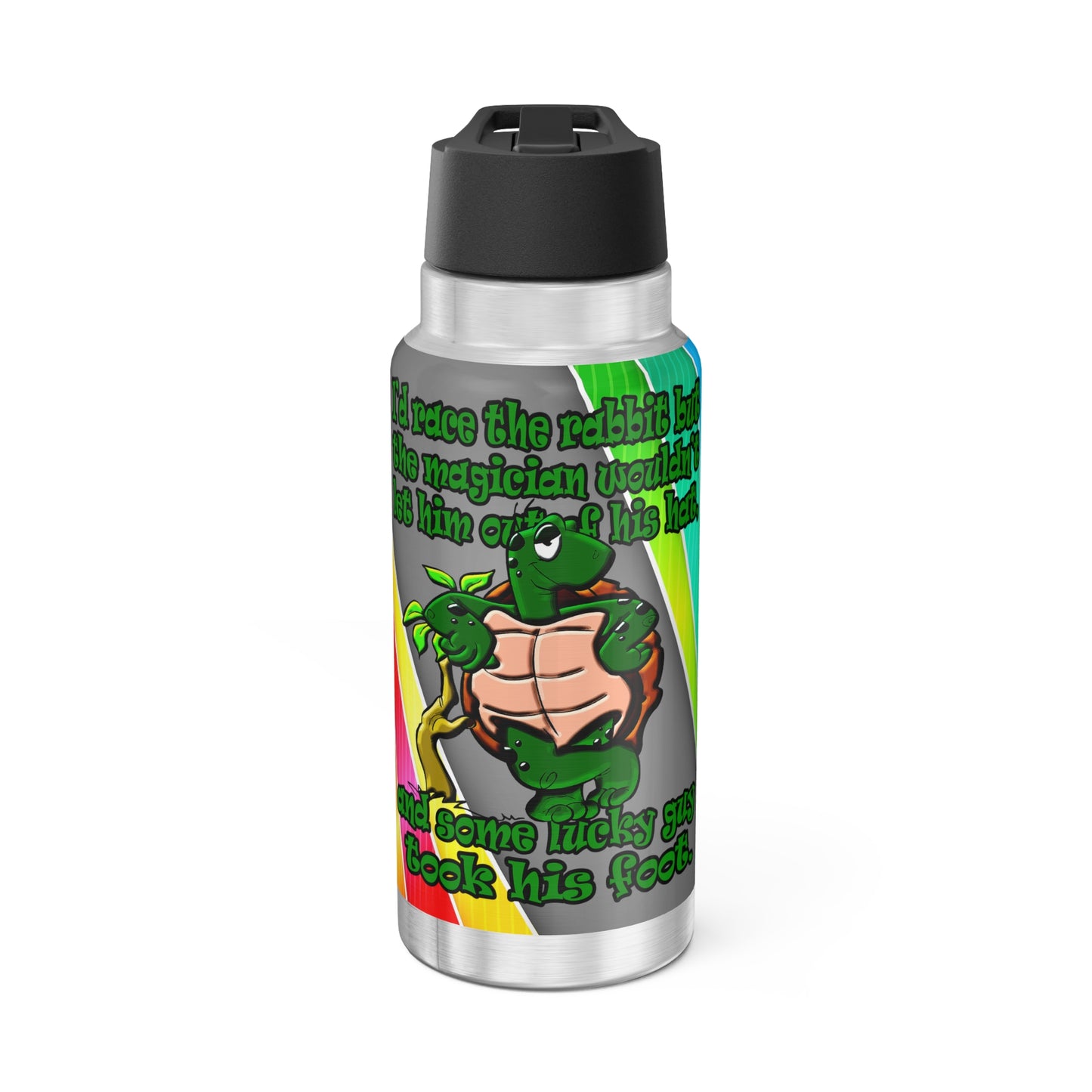 turtle race - Gator Tumbler, 32oz  (rainbow split)