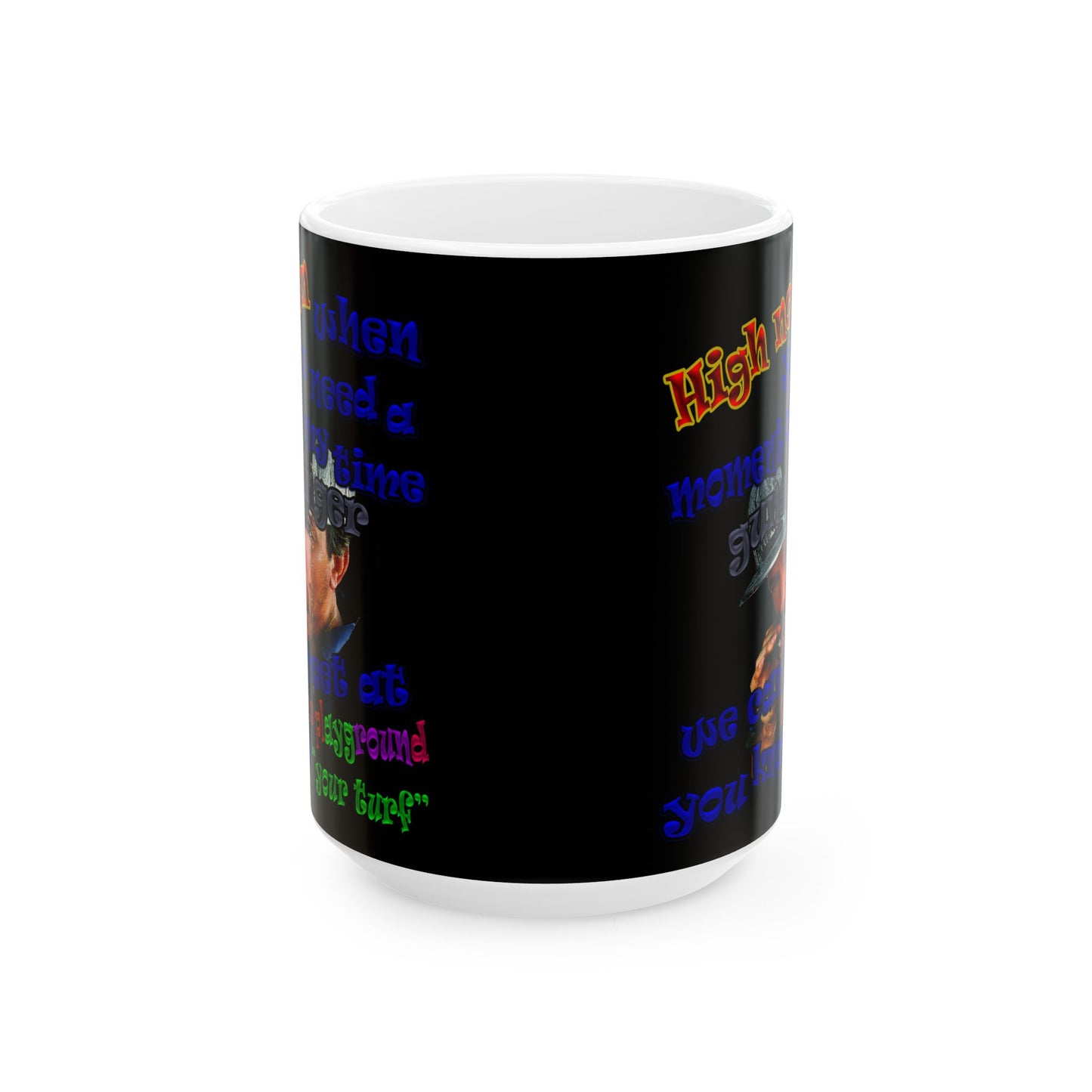 high noon - White Mug (black)