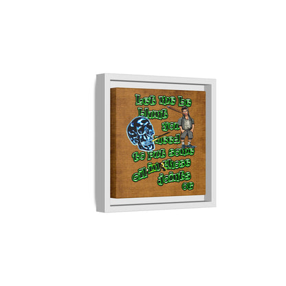 og - framed canvas art (brown papyrus)