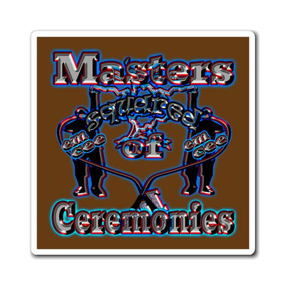 em cee squared - Magnets - (brown)