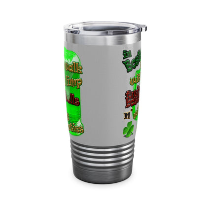 celtics logo - Ringneck Tumbler, 20oz (light grey)