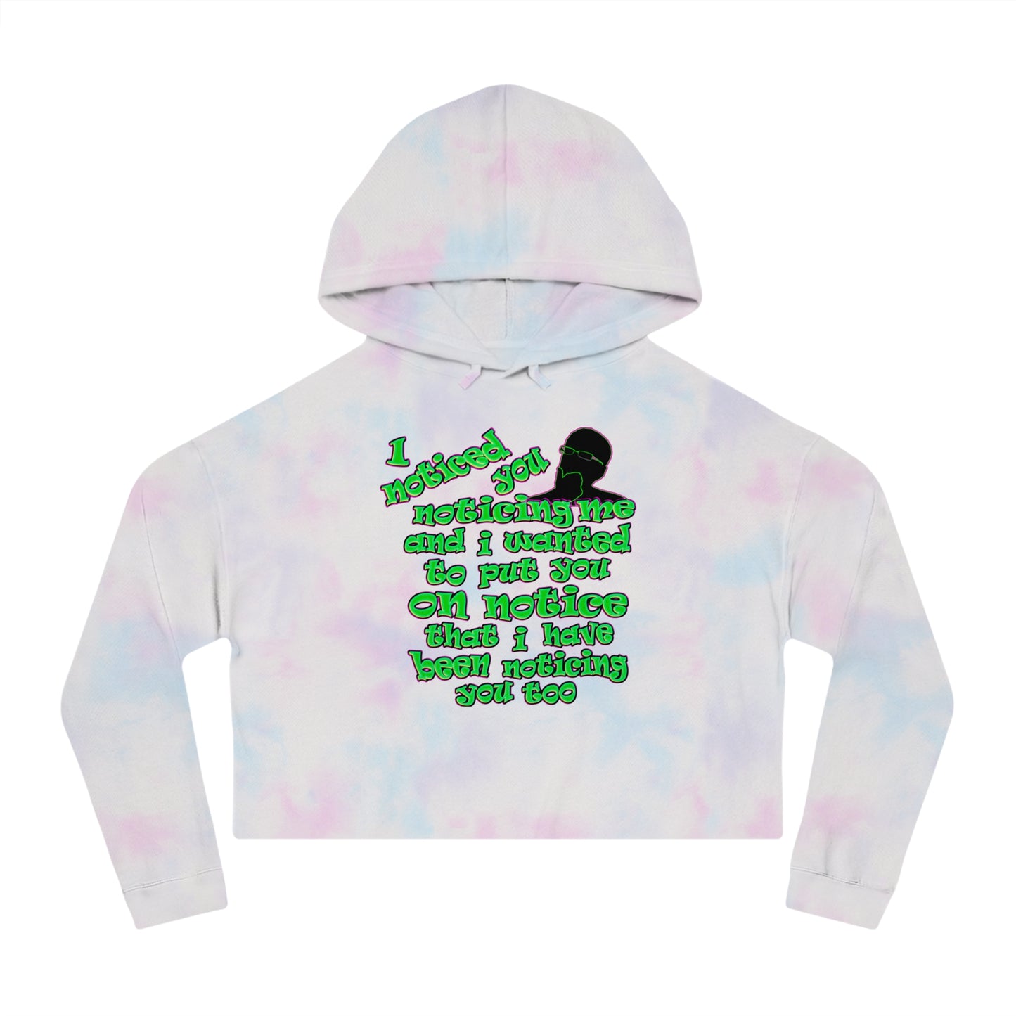 noticed you noticing - Women’s Cropped Hooded Sweatshirt