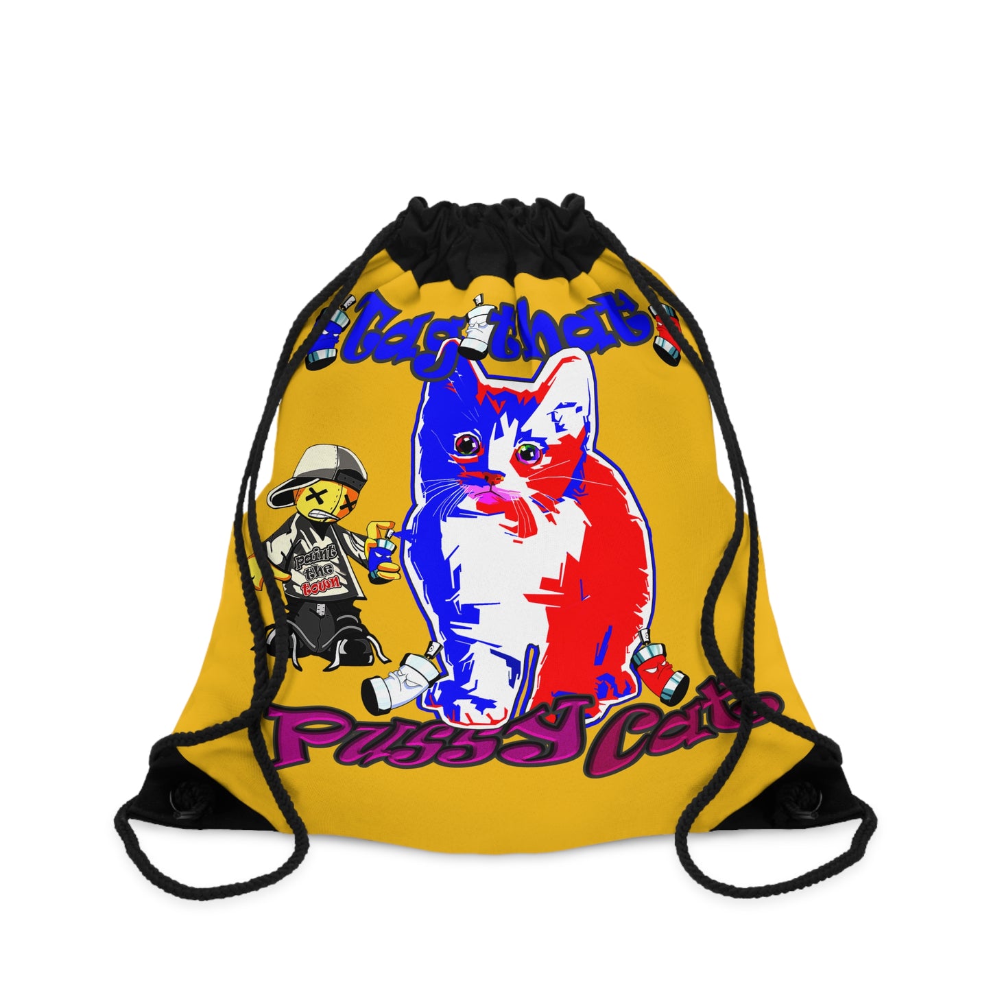 tag that - Drawstring Bag (yellow)