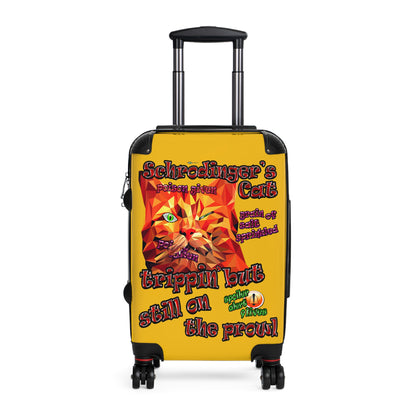 schrodinger's cat - Suitcase (yellow)