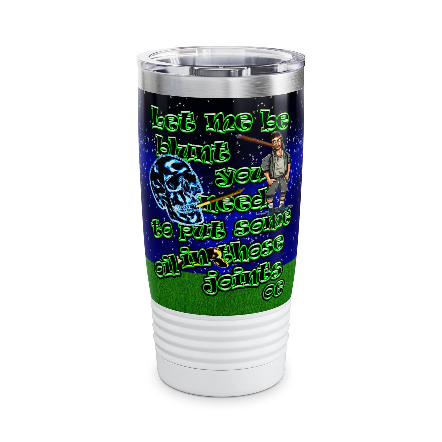 og - Ringneck Tumbler, 20oz ('snoops' background)