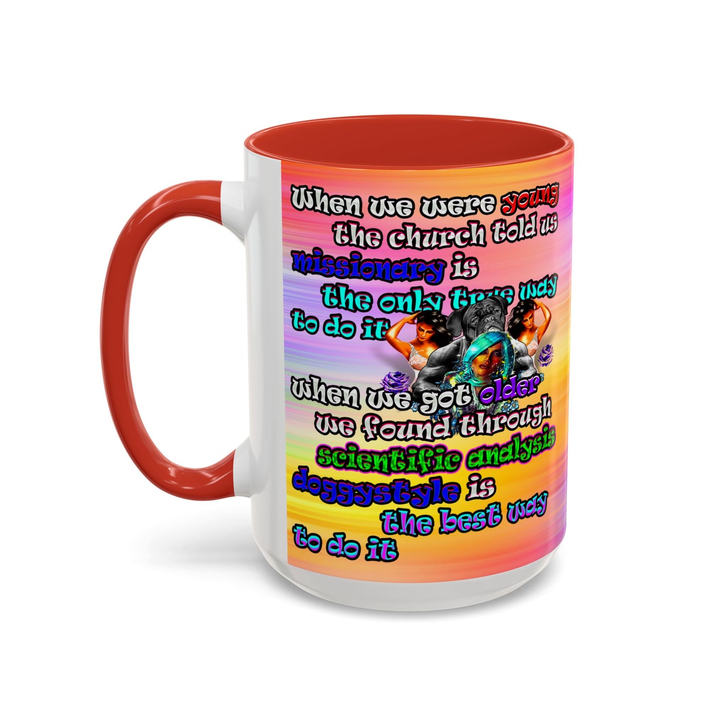 doggystyle - Accent Mug (color blur)