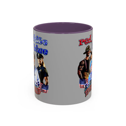 rw&b lives matter - Accent Mug (light grey)