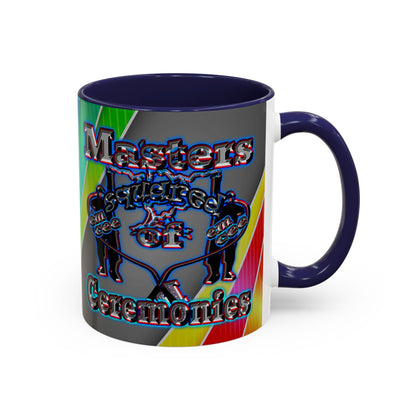 em cee squared - Accent Mug (rainbow split)