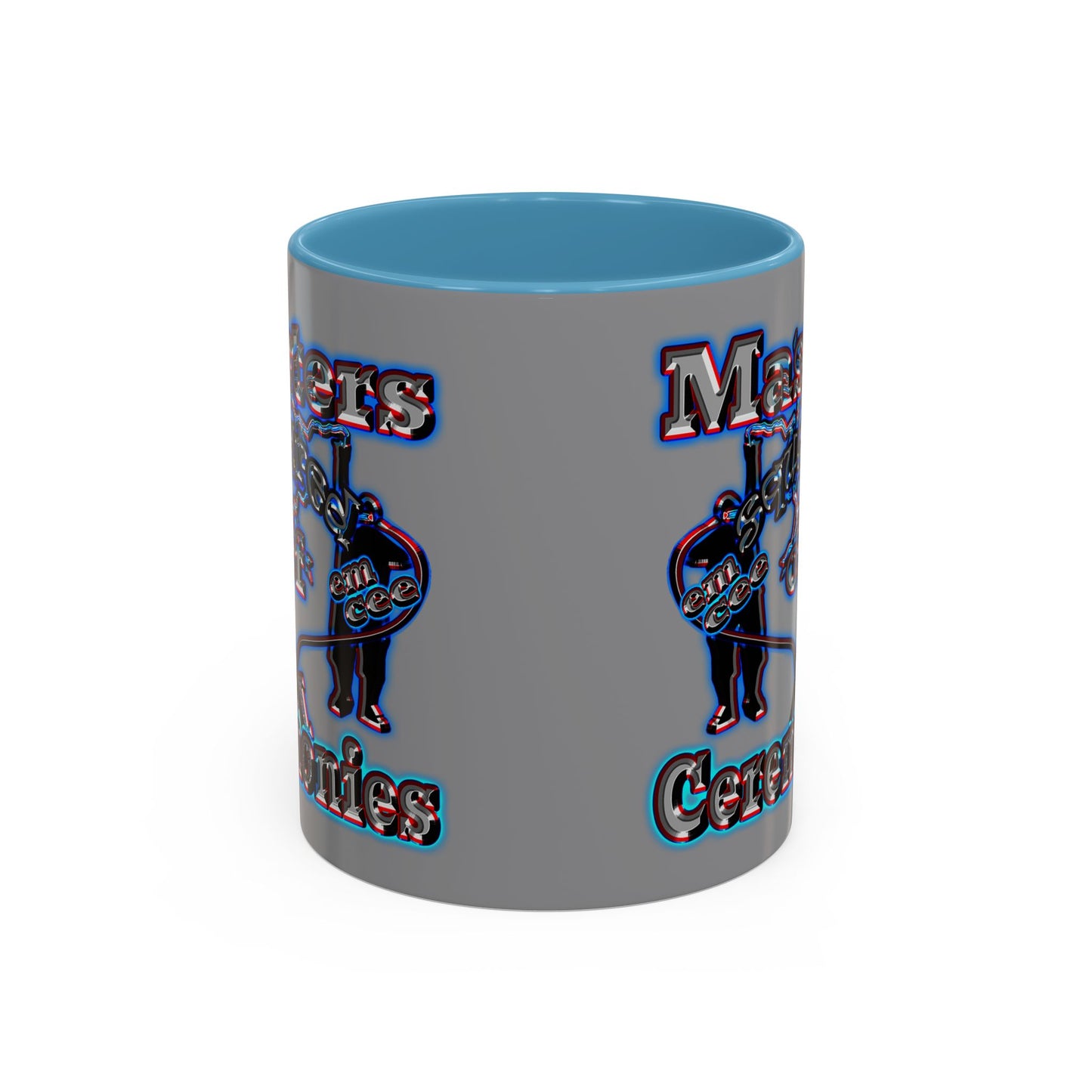 em cee squared - Accent Mug (grey)