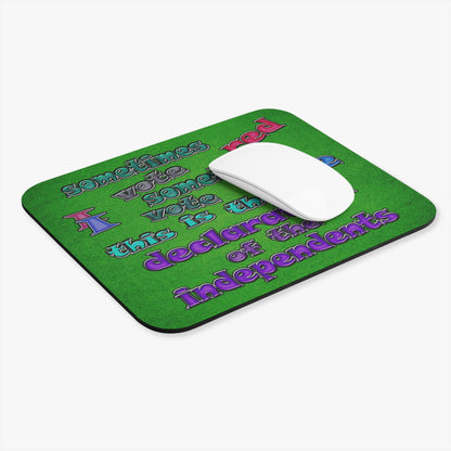 declaration of the independents - Mouse Pad (Rectangle) (green turf)