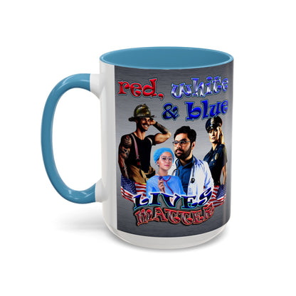 rw&b lives matter - Accent Mug (brushed nickel)