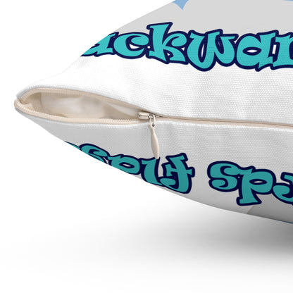 shoot for the stars - Spun Polyester Square Pillow - (white)