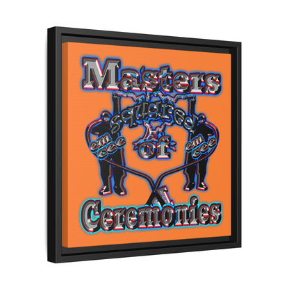 em cee squared - framed canvas art (crusta)