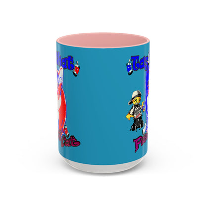 tag that - Accent Mug (turquoise)