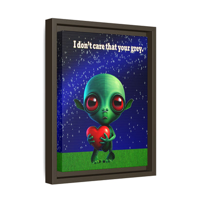 I don't care that your grey - framed canvas art ('snoops' background)