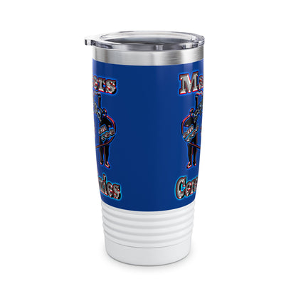 em cee squared - Ringneck Tumbler, 20oz (dark blue)