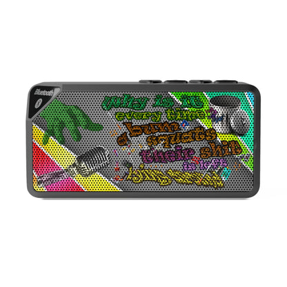 the bum's shit - Jabba Bluetooth Speaker (rainbow split)