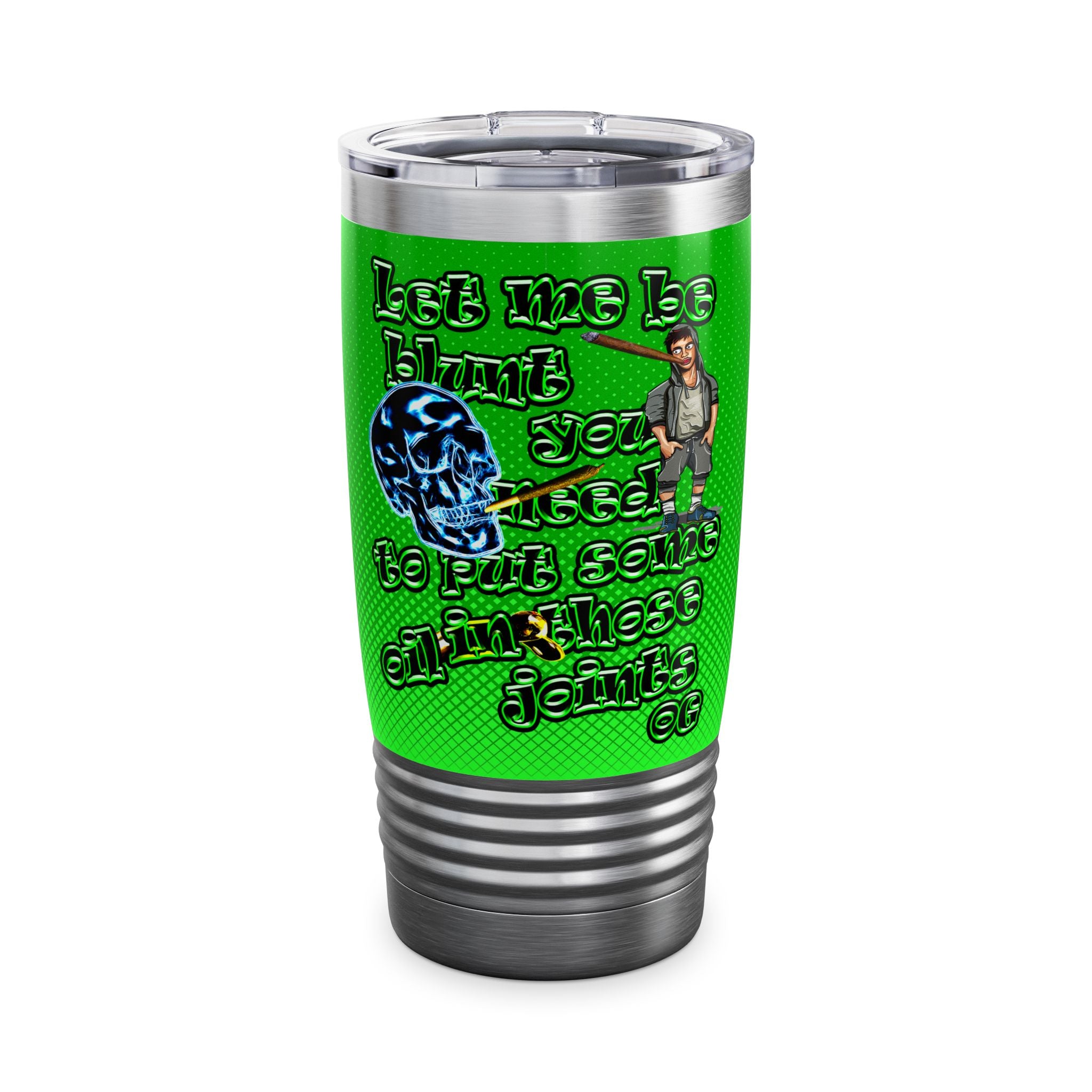 og - Ringneck Tumbler, 20oz (logo green)