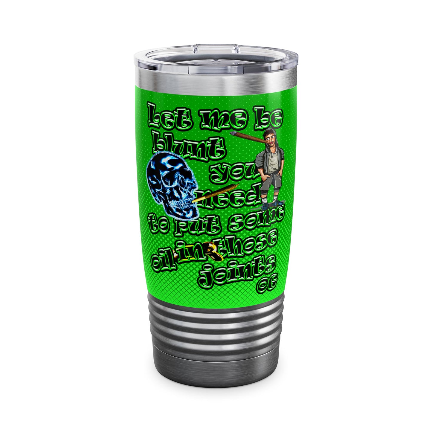 og - Ringneck Tumbler, 20oz (logo green)